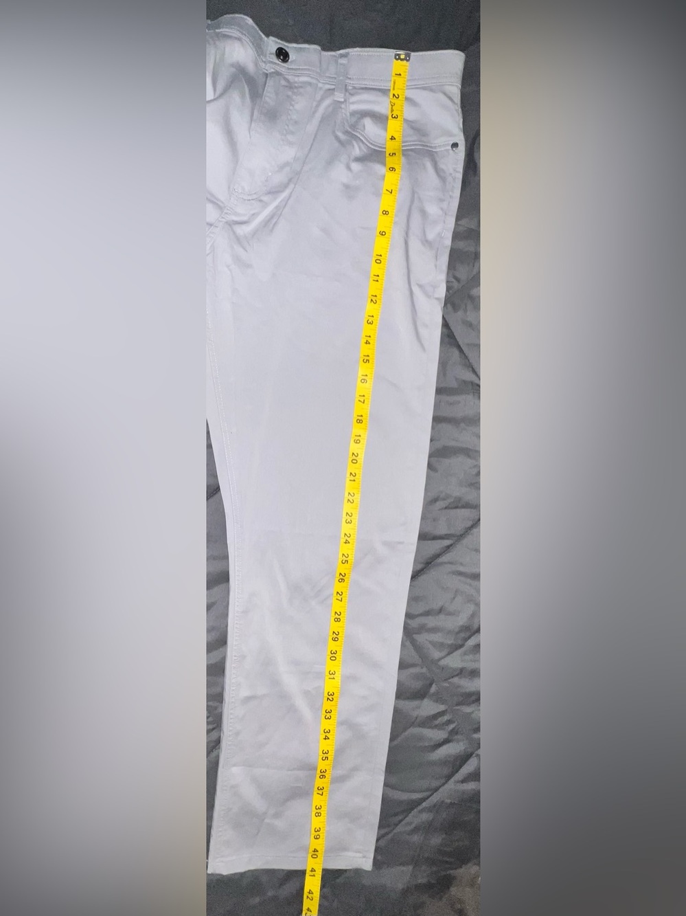English Laundry Men's Light Gray Straight pants